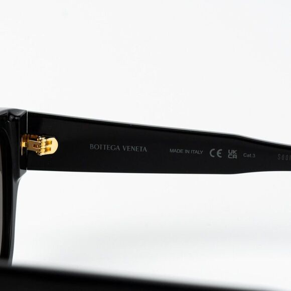 Bottega Veneta Women Sunglasses Black Grey Cat Eye BV1319S 001 BRAND NEW - Picture 9 of 12